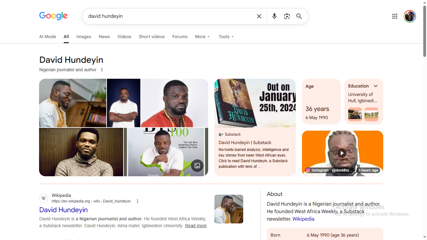 Journalist Knowledge Panel